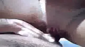An amateur couple on vacation fucks outside
