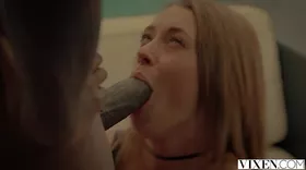A beautiful, long, thick black cock for the pleasure of a naughty redhead