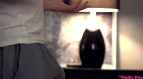 Hot quick fuck between a lucky guy and his half-sister