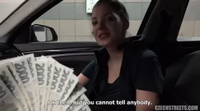 The amateur employee gets her pussy fucked for cheap
