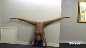 Une sportive toute nue