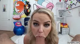 This cock-sucker is about to get fucked by a big pig
