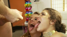 Hard threesome sex with Jillian Janson