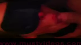 Blindfolded blowjob