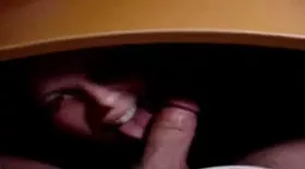 A pipe under the desk!