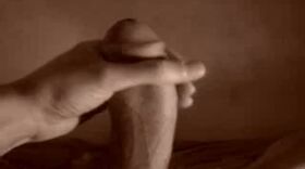 An amateur's handjob
